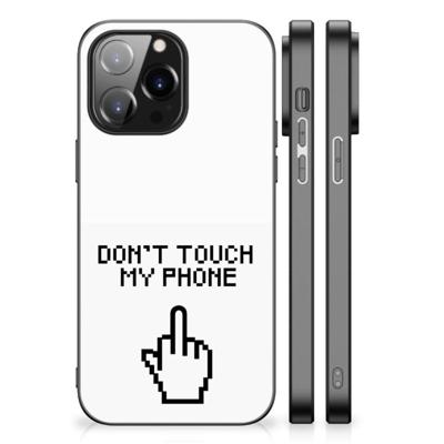 iPhone 14 Pro Max | Telefoon Hoesje | Finger Don&apos;t Touch My Phone