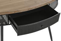 Wandtafel DKD Home Decor Spar Zwart Metaal Bruin (120 x 65 x 77 cm) - thumbnail