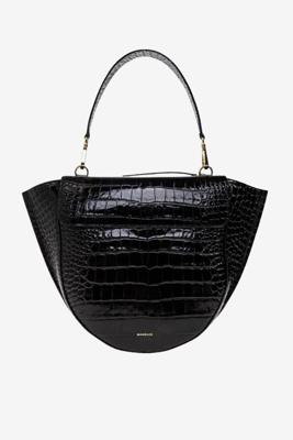 Wandler crossbody Hortensia Medium 000021-3251 black croco