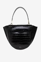 Wandler crossbody Hortensia Medium 000021-3251 black croco - thumbnail