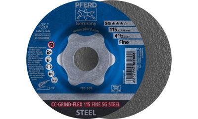 PFERD TOOLS 64187115 Schuurschijf Diameter 115 mm Boordiameter 22.23 mm Staal 10 stuk(s)