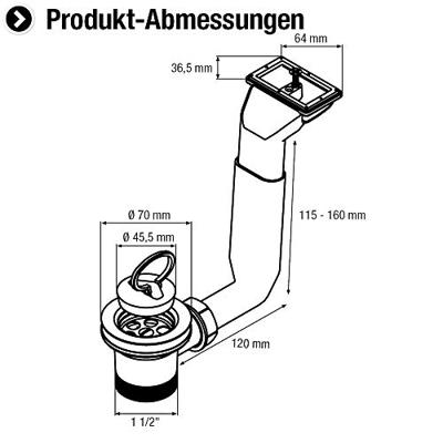 Cornat sifon + overloop spoelbak 6/4 (417) - t353504r Cornat sifon + overloop spoelbak 6/4 (417) - t353504r