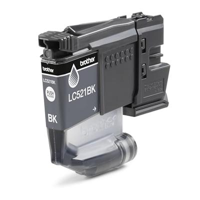 Brother LC-521BK Cartridge Inkt Zwart Brother LC-521BK Cartridge Inkt Zwart