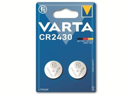 Varta knoopcel Lithium CR2430, blister van 2 stuks