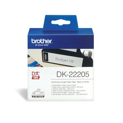 Brother Thermal Tape doorlopend 62mm wit