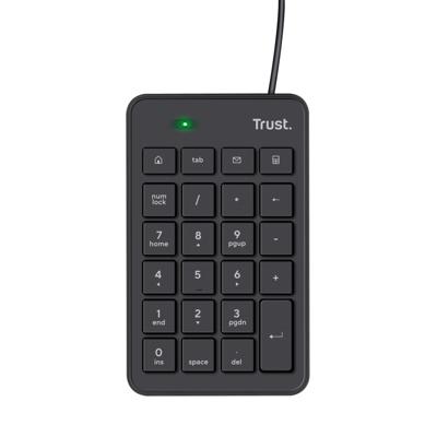 Trust Xalas USB Numeriek toetsenbord Zwart