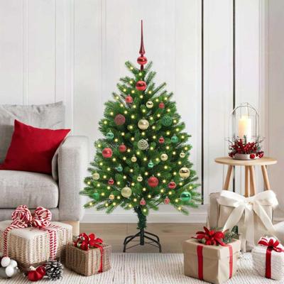 VidaXL Kerstboom met 150 led met standaard groen 120 cm pe