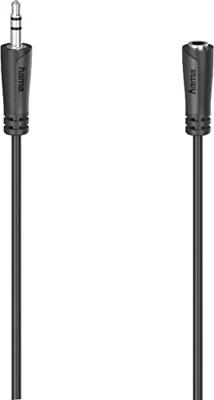Hama AUDIOVERLENGKABEL 3,5-MM-JACK - KOPPELING, STEREO, 5,0 M Audio kabel