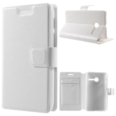 Vodafone Smart First 6 Hoesje Wit met Opbergvakjes