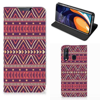 Samsung Galaxy A60 | Hoesje met Magneet | Aztec Paars
