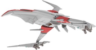 Dariusburst CS Core Plastic Kit - Legend Silver Hawk 3F-1B Space Fighter