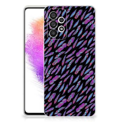 Samsung Galaxy A73 5G | TPU bumper | Feathers Color Samsung Galaxy A73 5G | TPU bumper | Feathers Color