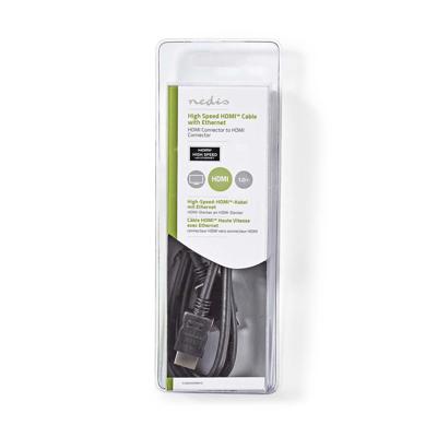 Nedis CVGB34000BK10 High Speed Hdmi-kabel Met Ethernet Hdmi-connector - Hdmi-connector 1,0 M Zwart
