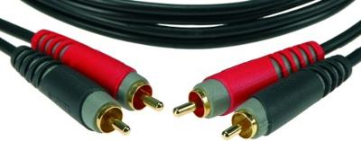 Klotz AT-CC0600 RCA kabel 6 meter met 24K cinch pluggen Klotz AT-CC0600 RCA kabel 6 meter met 24K cinch pluggen