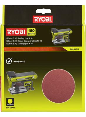 RYOBI 10 schuurschijf 150 mm zelfklevend
