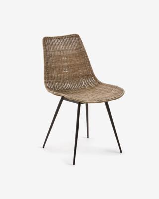 Kave Home Equal eetkamerstoel Rotan