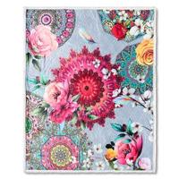 Plaid Hip Polyester Nr.6690 - Multi - 130x160cm -Mandela Maat: 130x160cm - thumbnail