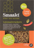 Smaakt Less Carb Lijnzaad Crackers - thumbnail