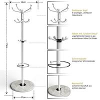 Monzana Bureaustoel - draaistoel - kruk - met - gestoffeerde - zitting - in - zwart - thumbnail