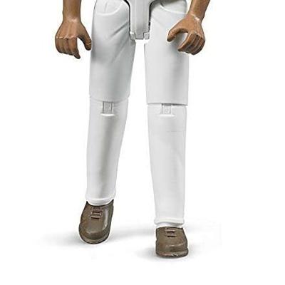Bruder man getint met witte broek 10,7cm