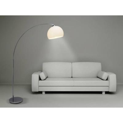 Brilliant Vessa 92940/75 Staande lamp E27 60 W Chroom, Wit Brilliant Vessa 92940/75 Staande lamp E27 60 W Chroom, Wit