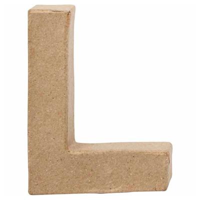 Creativ Company Letter papier-maché - l, 10cm Creativ Company Letter papier-maché - l, 10cm