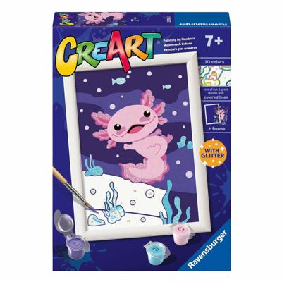 Ravensburger CreArt Schilderen op nummer axolotl