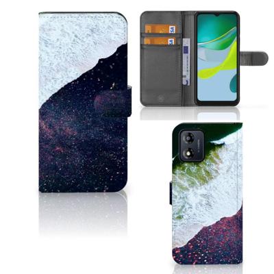 Motorola Moto E13 4G | Book Case | Sea in Space Motorola Moto E13 4G | Book Case | Sea in Space