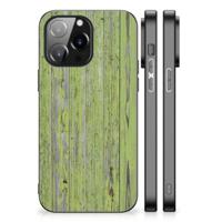 iPhone 14 Pro Max Houten Print Telefoonhoesje Green Wood - thumbnail