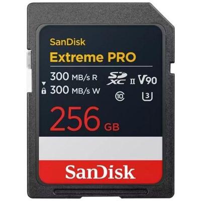 SanDisk SDXC Extreme Pro 256GB 300MB/s V90 UHS-II