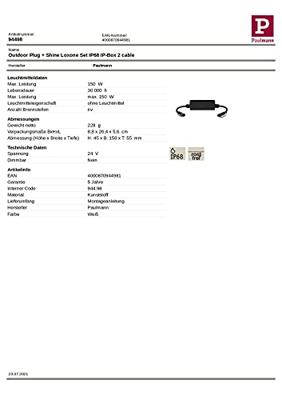 Paulmann 94498 Verlichtingssysteem Plug&Shine Wit Paulmann 94498 Verlichtingssysteem Plug&Shine Wit