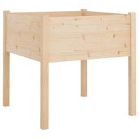VidaXL Plantenbak 70x70x70 cm massief grenenhout - thumbnail