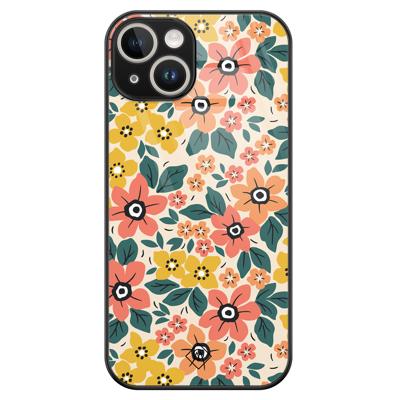 iPhone 14 glazen hardcase - Blossom iPhone 14 glazen hardcase - Blossom