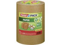 Tesapack paper ecoLogo, ft 50 mm x 50 m, bruin, pak van 3 stuks - thumbnail