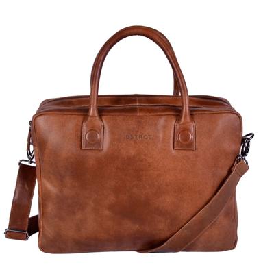 DSTRCT Fletcher Street Mike Workingbag 15.6" -Cognac