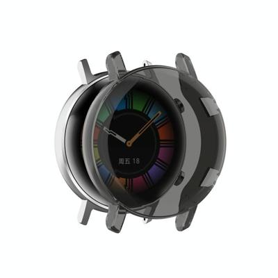 Voor Huawei Watch GT2 42mm Full Coverage Watch Protective Case with Screen (Transparent Black) Voor Huawei Watch GT2 42mm Full Coverage Watch Protective Case with Screen (Transparent Black)