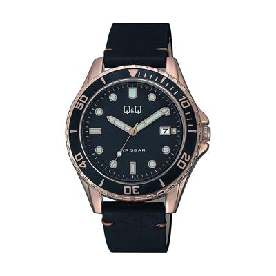 Q&Q A172J112Y Zwart Heren horloge