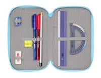 Schooletui met Accessoires Snoopy Love Blauw 12,5 x 19,5 x 5,5 cm 37 Onderdelen - thumbnail