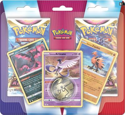 Pokemon TCG Booster 2-pack (Galarian Moltres, Articuno & Zapdos)