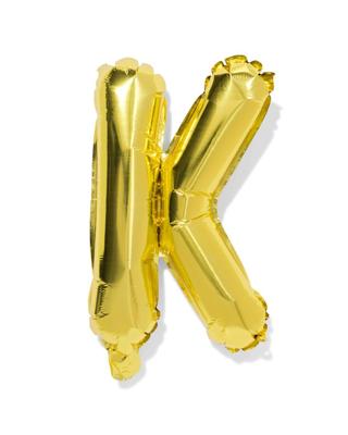 HEMA Folieballon letter K 30cm goud (goud)