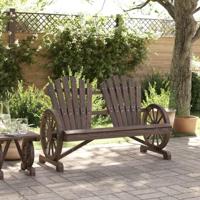 Tuinstoel 2-zits Adirondack massief vurenhout - thumbnail