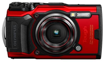 OLYMPUS Tough TG-6 Waterdichte Camera, Rood