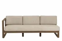 Apple Bee | Loungebank Antigua 3-zits Links | Coastal Teak - thumbnail