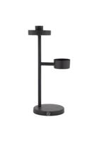 Zusss metalen kandelaar zwart - thumbnail