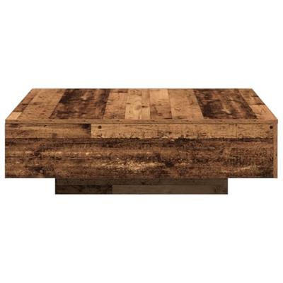 Salontafel Oud hout 100 x 100 x 31 cm Bewerkt hout