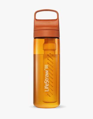 LifeStraw Go 2.0 Water Filter Bottle - 650 ml - Kyoto Orange