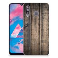 Samsung Galaxy M30 | Bumper Hoesje | Steigerhout - thumbnail