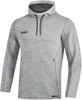 JAKO 6729D Sweater Met Kap Premium Basics Dames - Lichtgrijs Gemeleerd - 38 - thumbnail