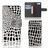 Sony Xperia X Compact | Telefoonhoesje | Met pasjeshouder | Slangenprint - thumbnail