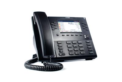 Mitel 80C00003AAA-A Bekabelde handset 24 regels LCD Zwart IP-telefoon, 80C0003AAA-A